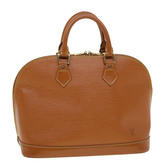 LOUIS VUITTON Epi Alma Hand Bag Brown mocha M5214D LV Auth 42542