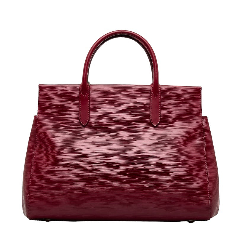 Louis Vuitton Epi Marley MM Handbag Shoulder Bag 2WAY M94615 Fushia Pearl Leather Louis Vuitton