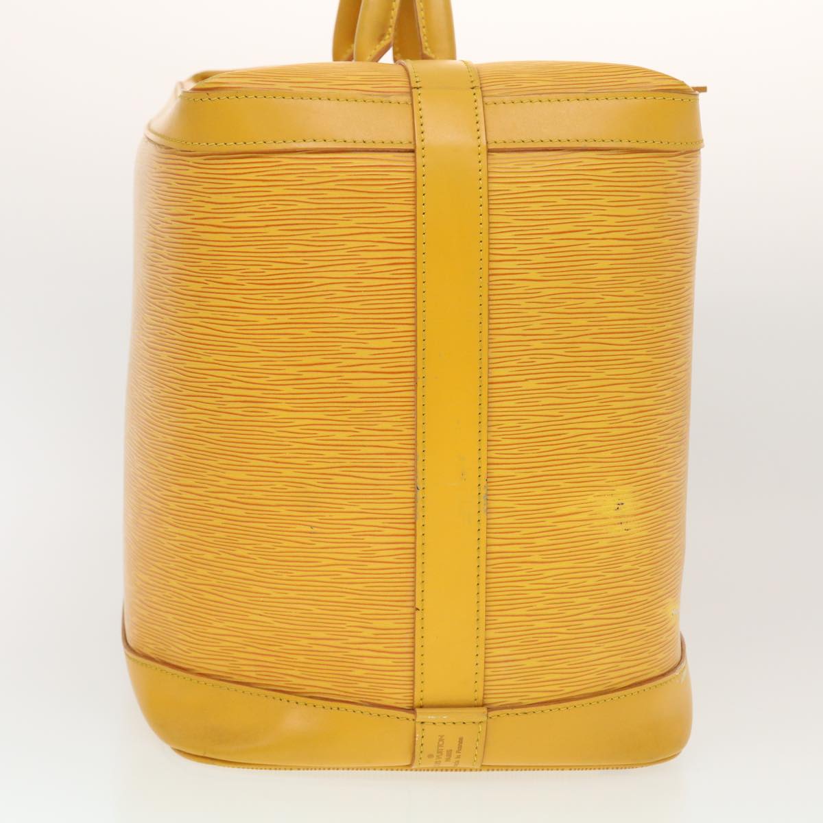 LOUIS VUITTON Epi Cruiser Bag 40 Boston Bag SPO Yellow LV Auth