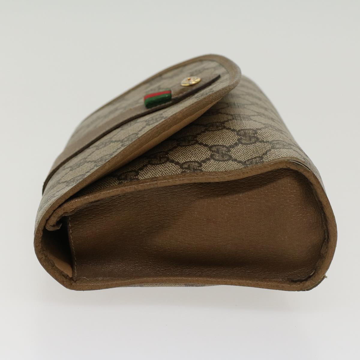Gucci Leather Canvas Clutch