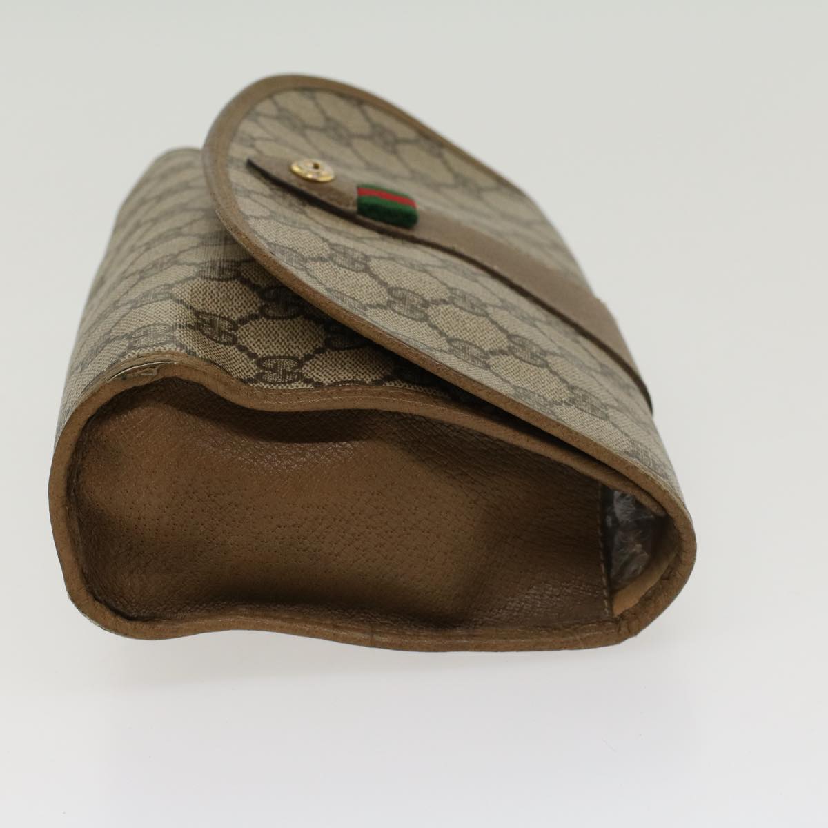 Gucci Leather Canvas Clutch