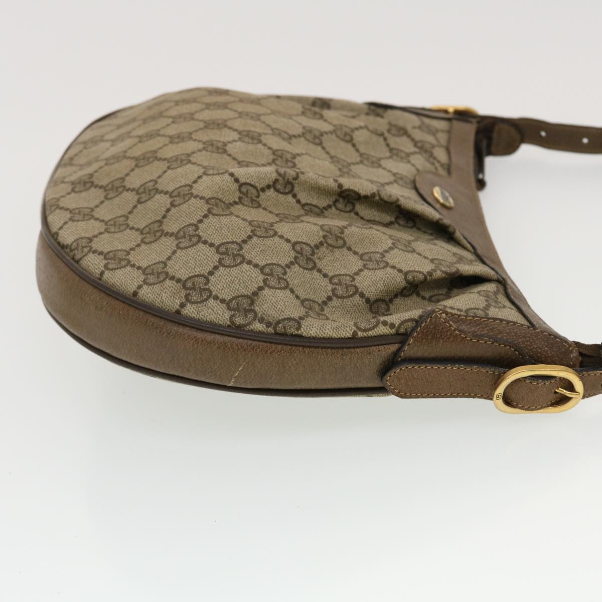 Gucci Leather Canvas Shoulder Bag