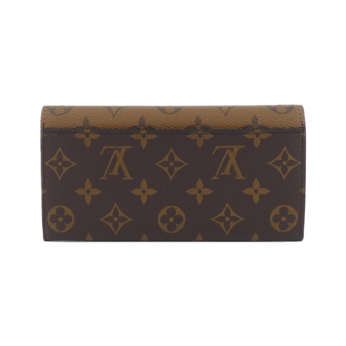 Louis Vuitton Monogram Reversee Vial Monogram Amplant Portefolio Emily M82157 Wallet