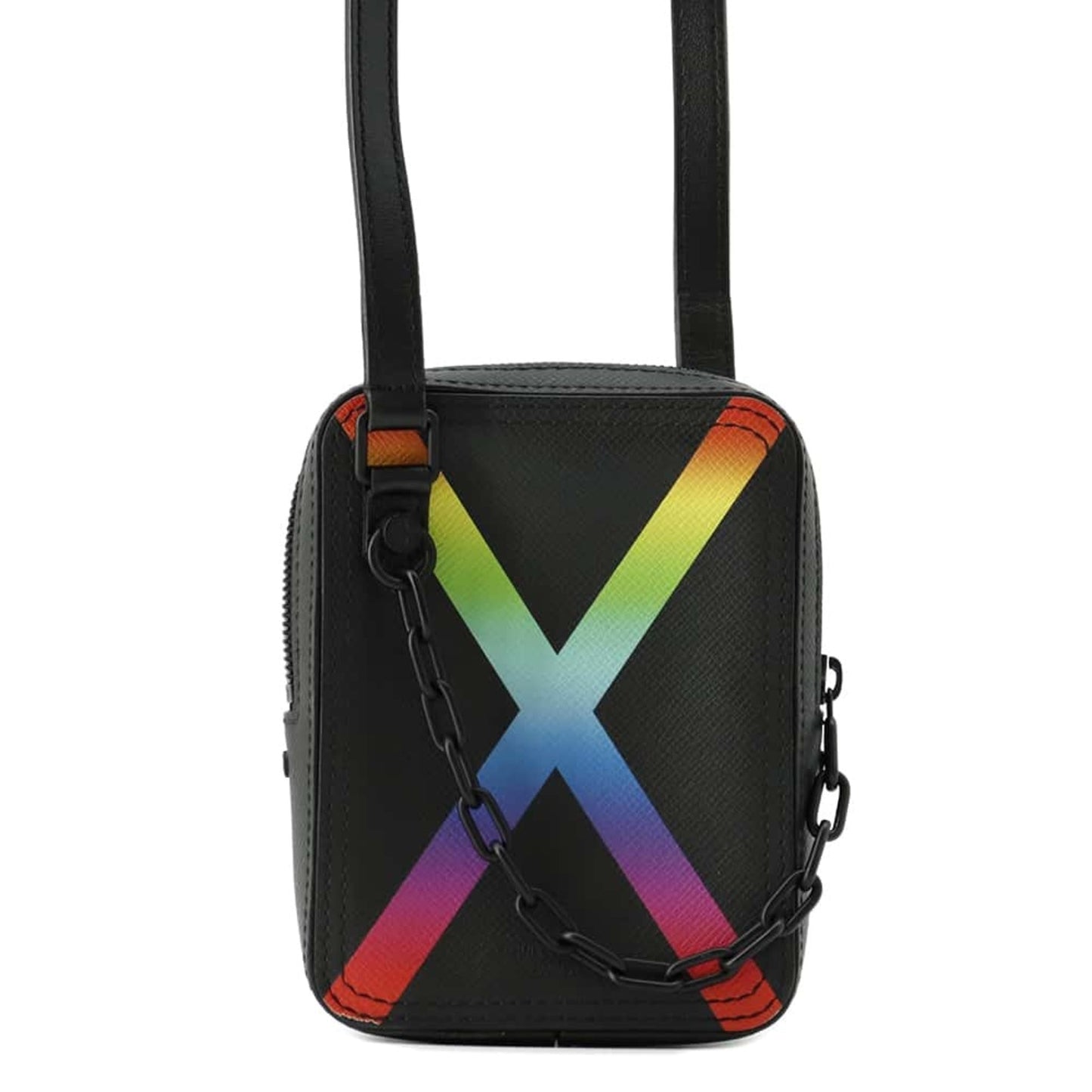 Louis Vuitton Noir Taiga Leather Shoulder Bag