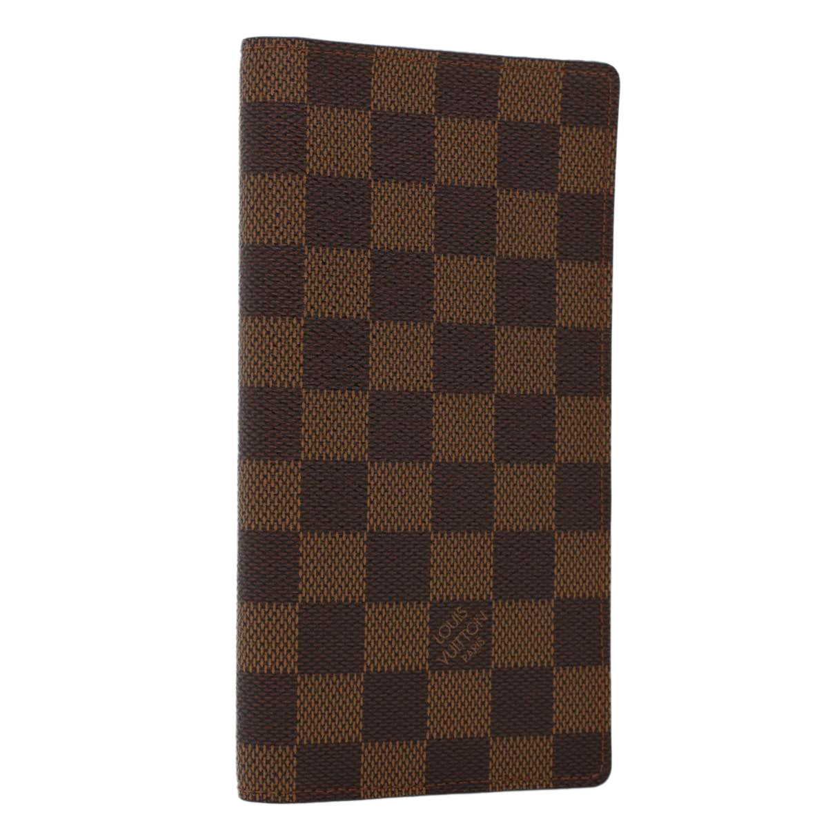 LOUIS VUITTON Damier Ebene Porte Valeurs Cartes Credit Billfold LV Handbag