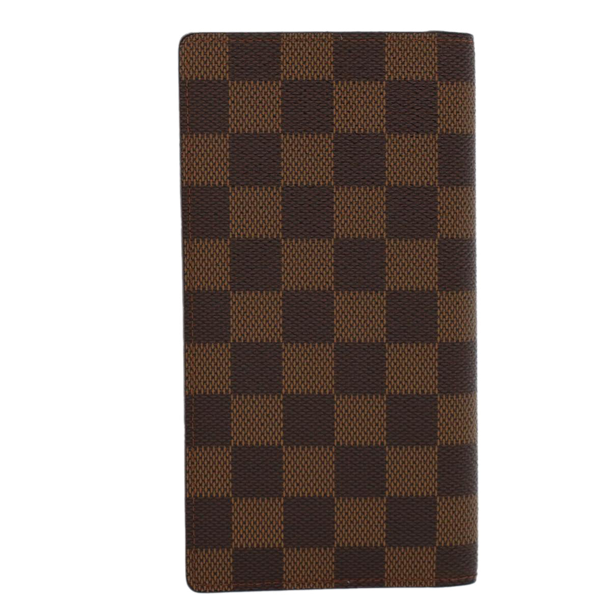 LOUIS VUITTON Damier Ebene Porte Valeurs Cartes Credit Billfold LV Handbag