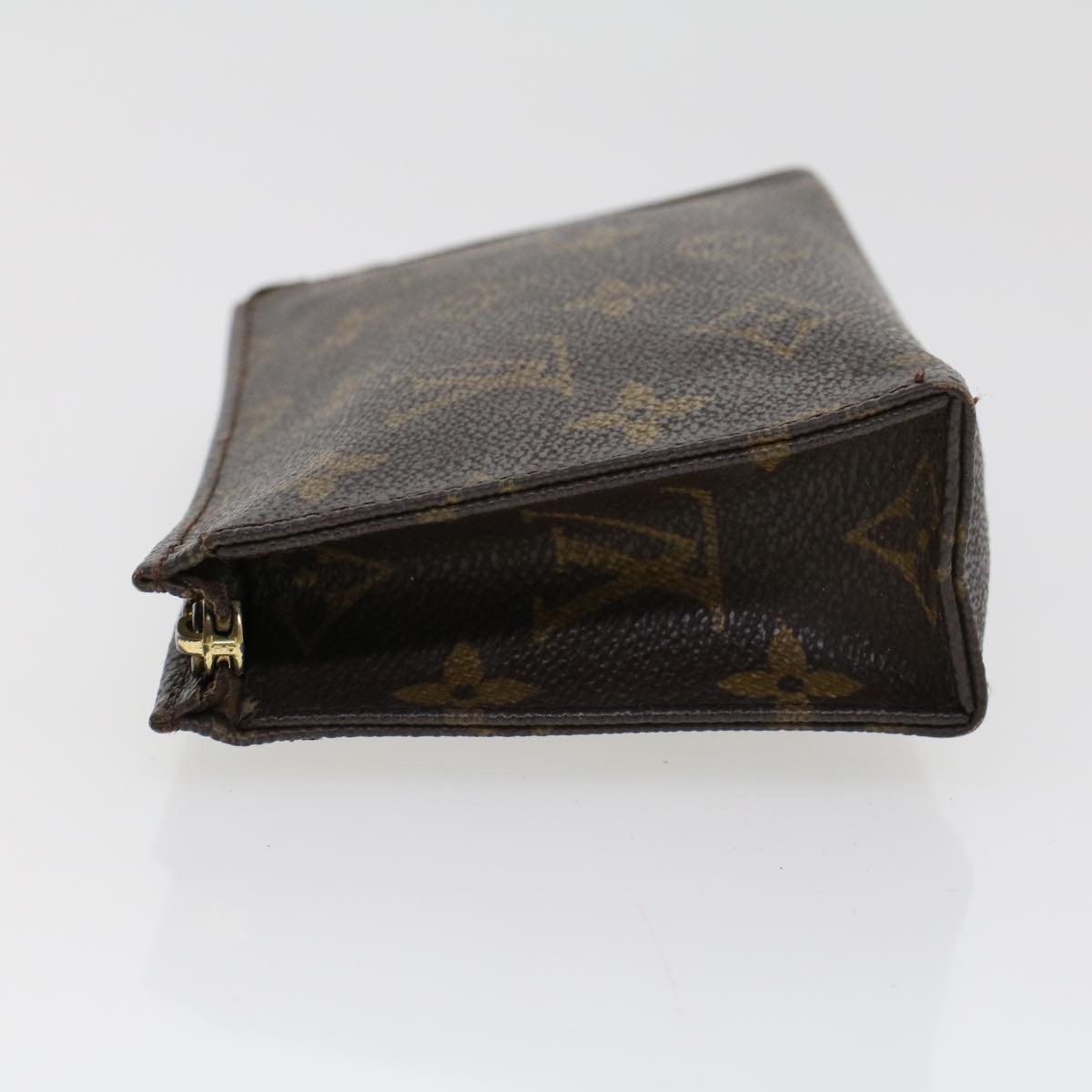 LOUIS VUITTON Monogram Poche Toilette 15 Pouch M47546 LV Auth 43639
