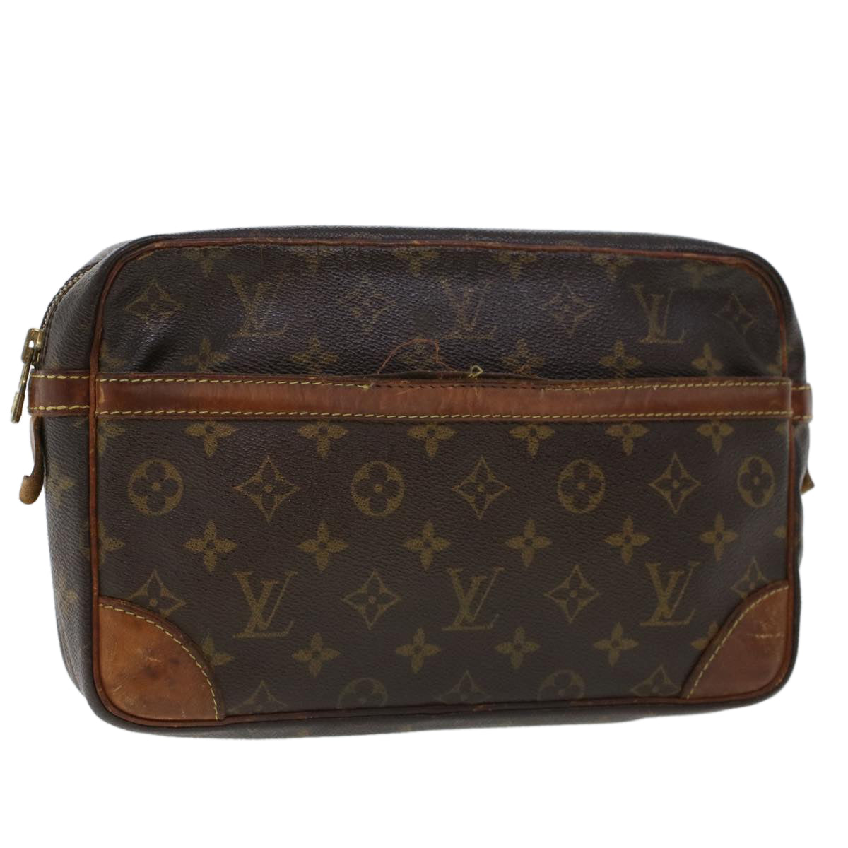 LOUIS VUITTON Monogram Compiegne 28 Clutch Bag LV