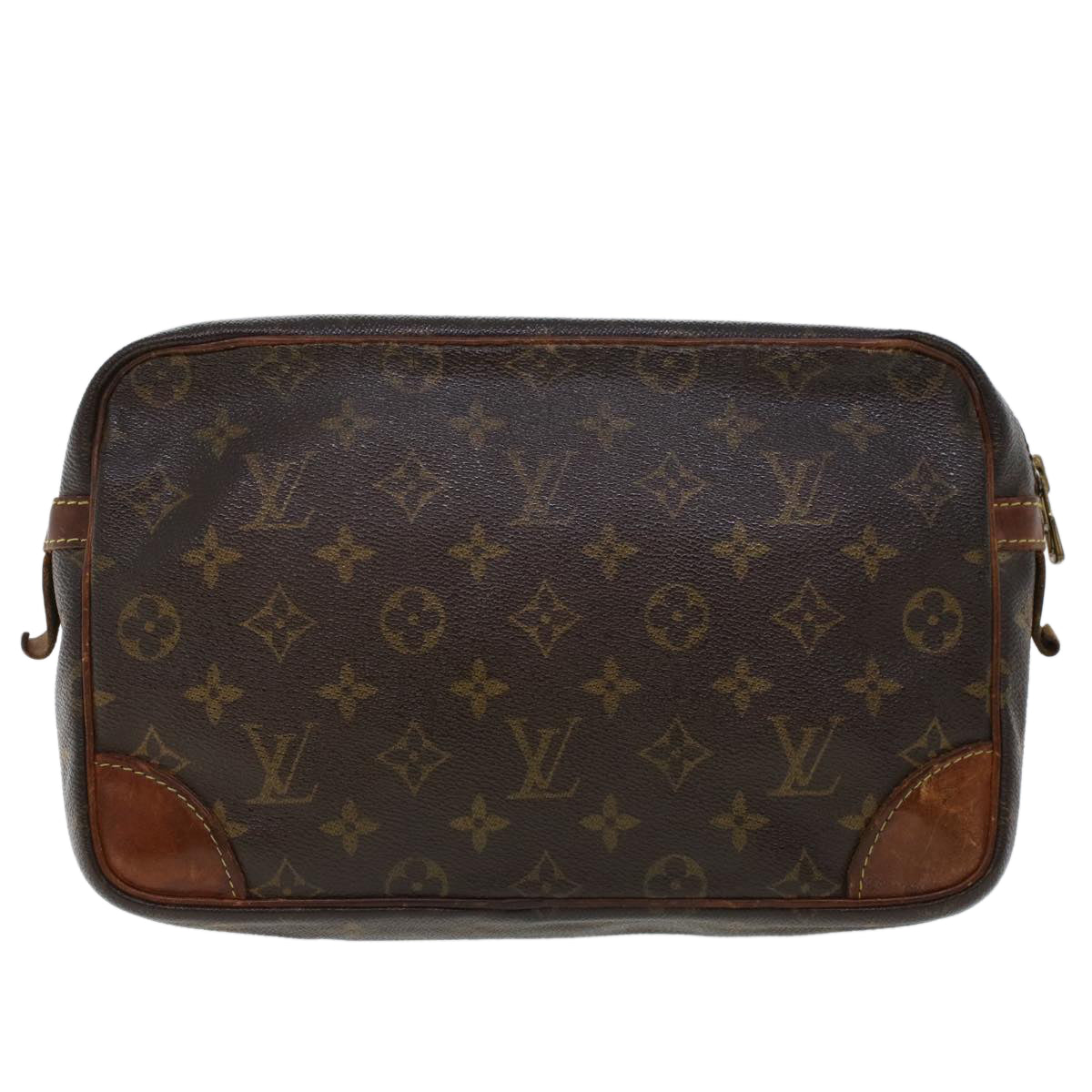 LOUIS VUITTON Monogram Compiegne 28 Clutch Bag LV