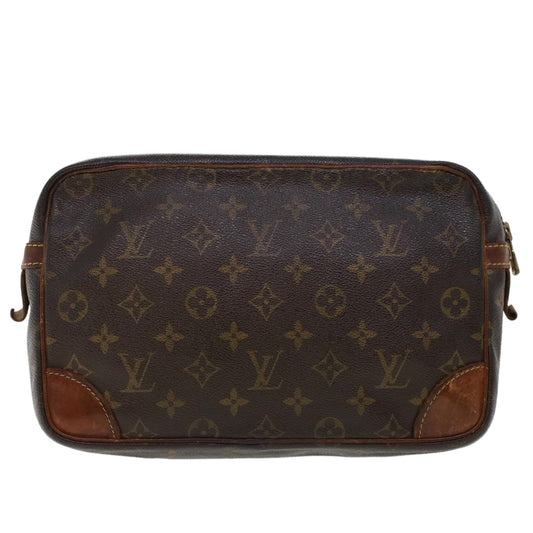 LOUIS VUITTON Monogram Compiegne 28 Clutch Bag LV