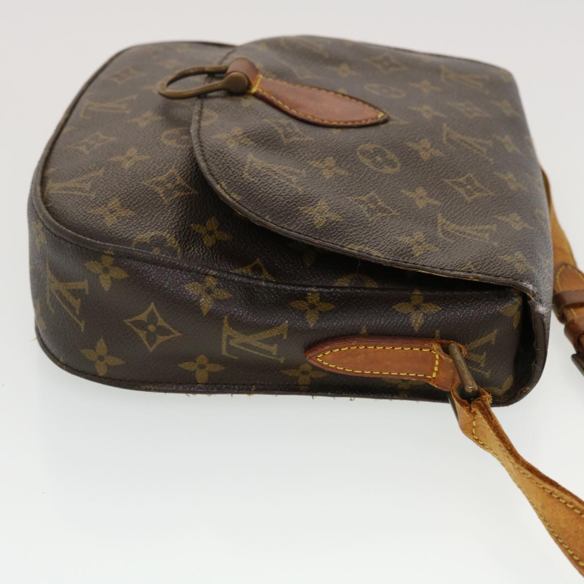 LOUIS VUITTON Monogram Saint Cloud GM Shoulder Bag M51242 LV Auth 43955