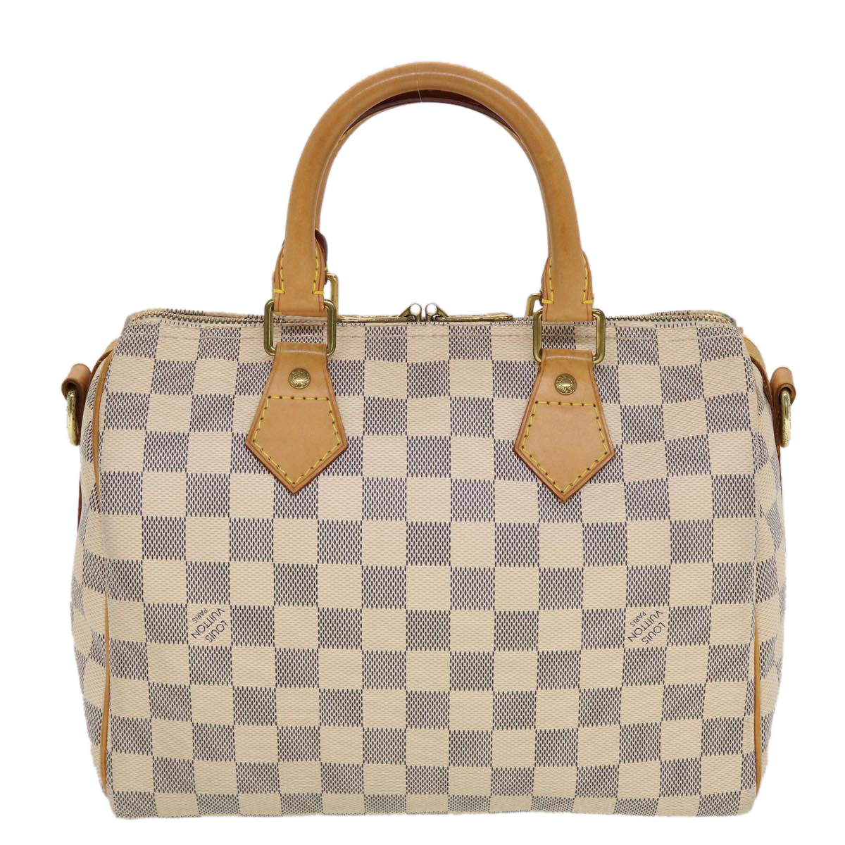 LOUIS VUITTON Damier Azur Bandouliere 25 Hand Bag LV Auth
