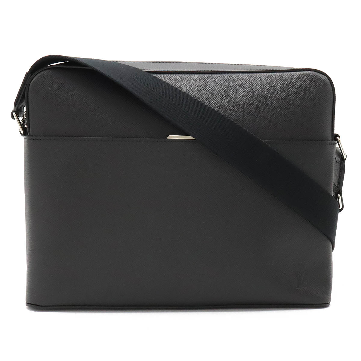 Louis Vuitton Louis Vuitton Tiger Anton Messenger MM Shoulder Bag Leather Old Black M33429