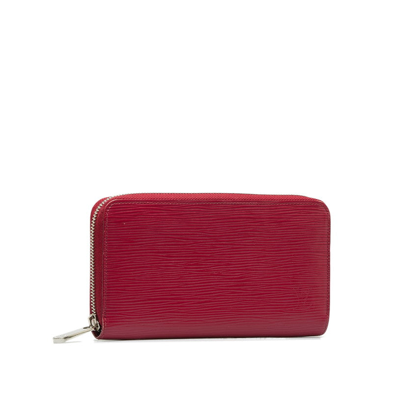 Louis Vuitton Epic Zippie Wallet Round Long Wallet M60305 Fushia Pearl Leather Louis Vuitton