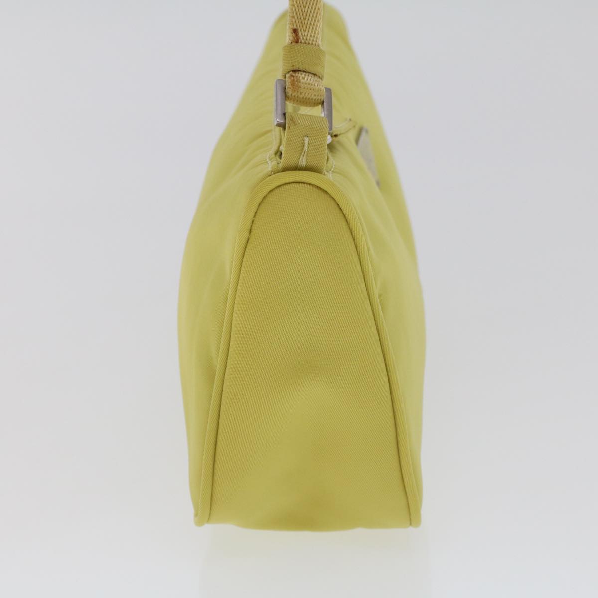 Prada Accessory Pouch Nylon Light Yellow Luxury Handbag