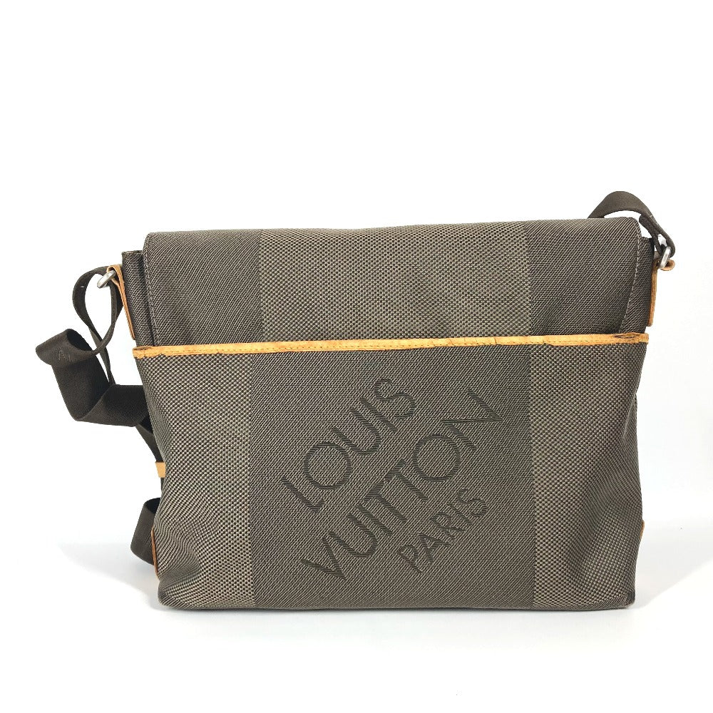 LOUIS VUITTON Shoulder Bag Damier Jean Canvas khaki Damier Jean Roux unisex(Unisex)