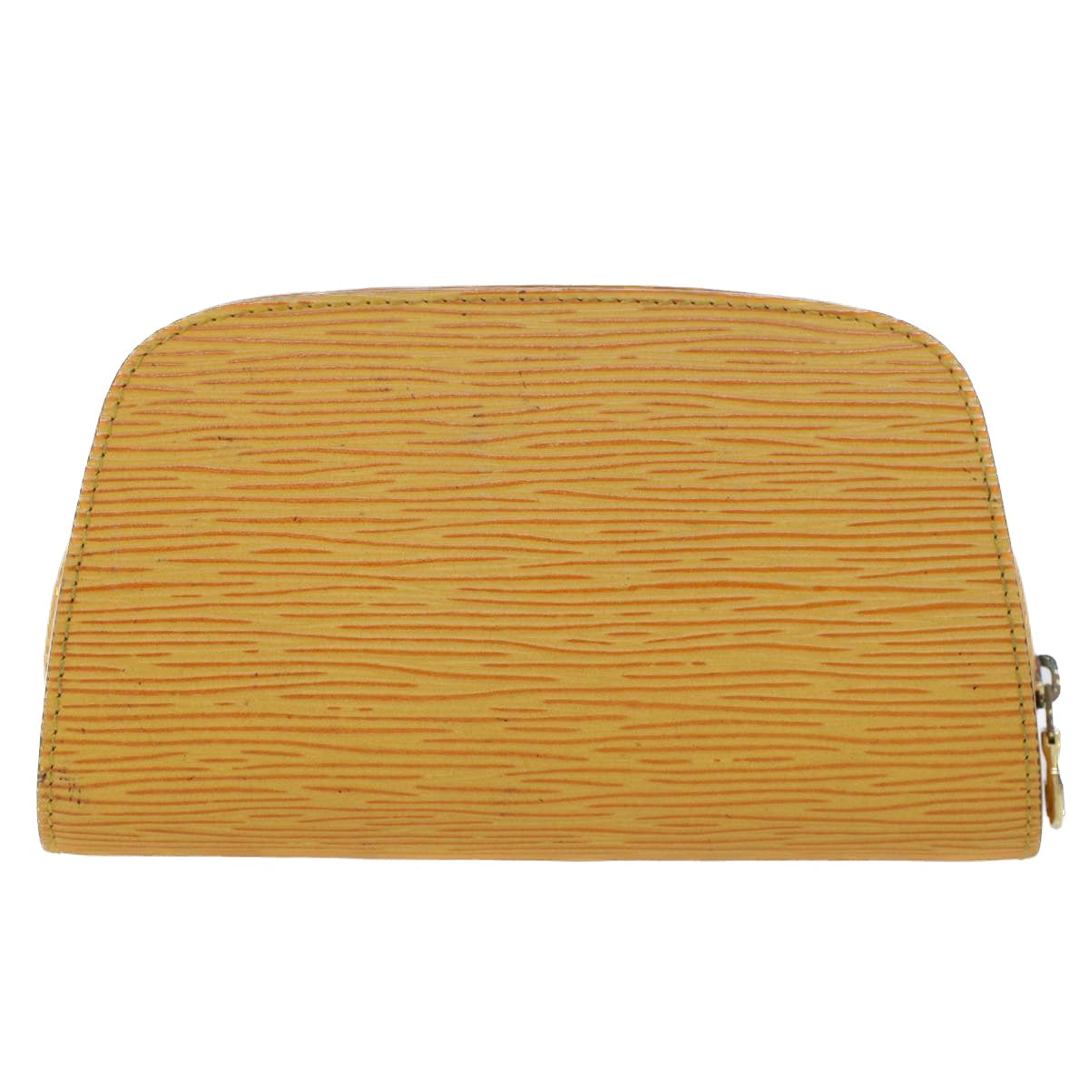LOUIS VUITTON Epi Dauphine PM Pouch Yellow LV