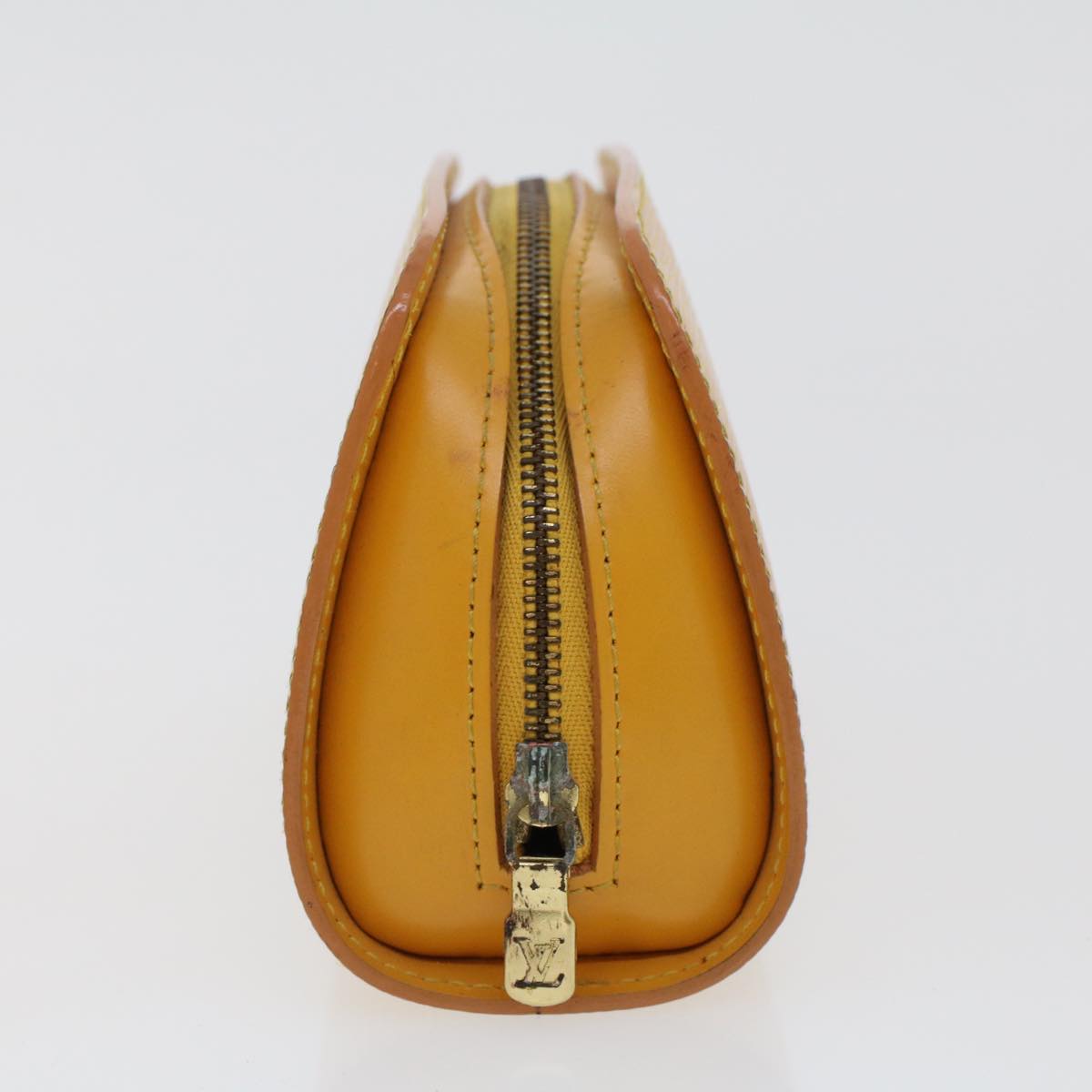 LOUIS VUITTON Epi Dauphine PM Pouch Yellow LV