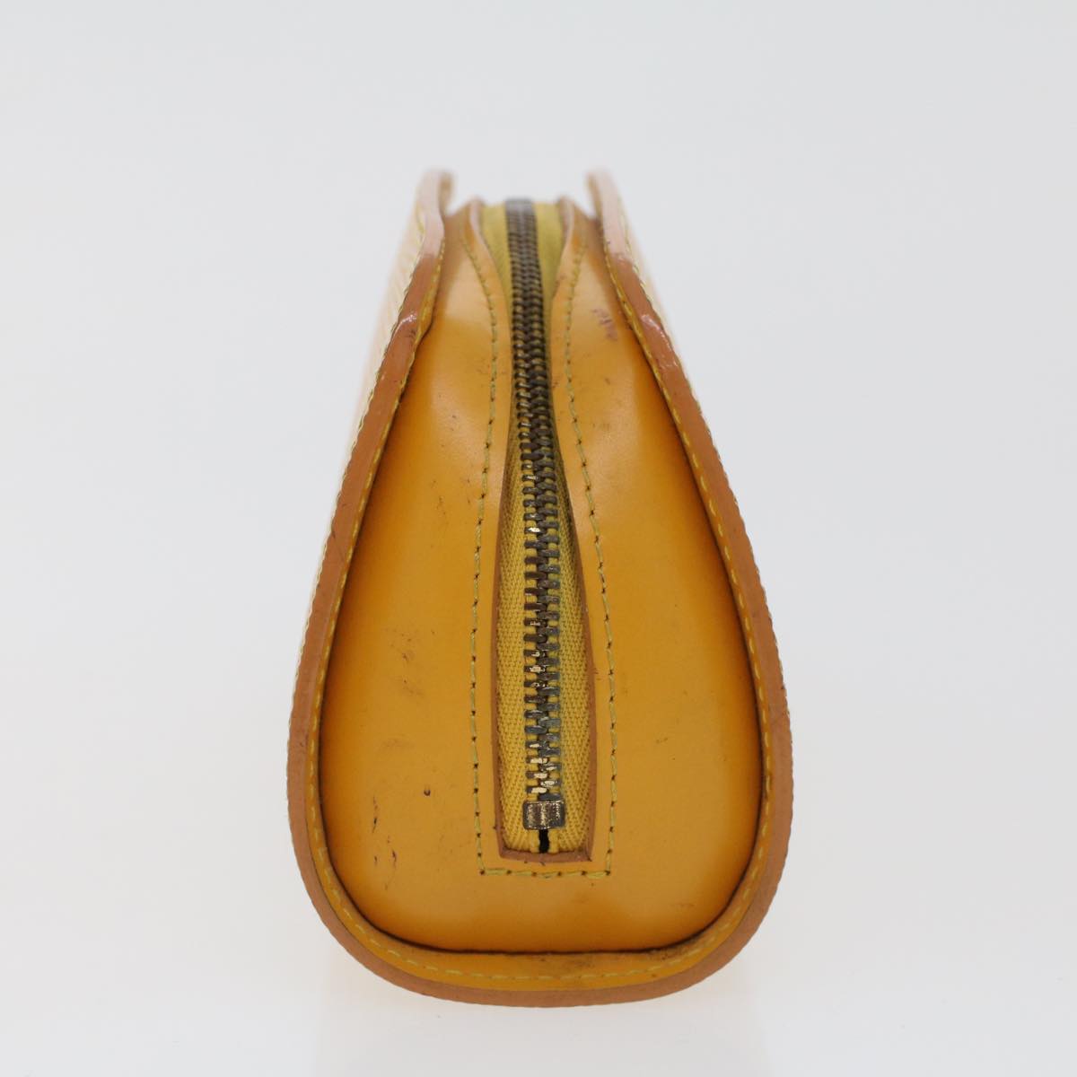 LOUIS VUITTON Epi Dauphine PM Pouch Yellow LV