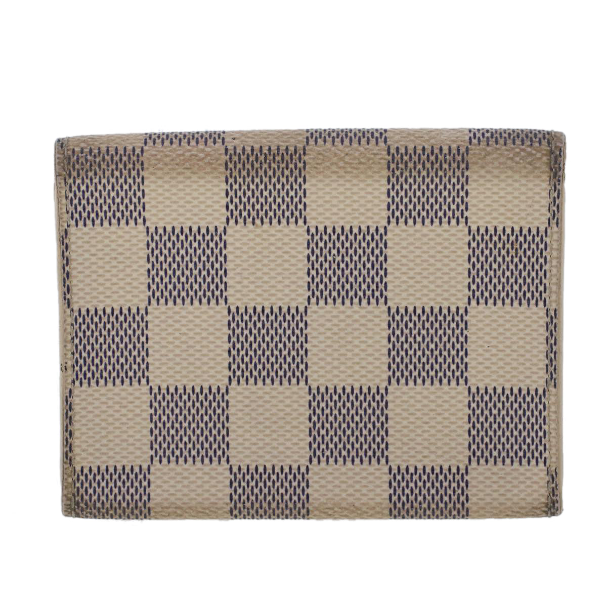 LOUIS VUITTON Damier Azur Amberop Cartes de Visit Card Case LV Handbag