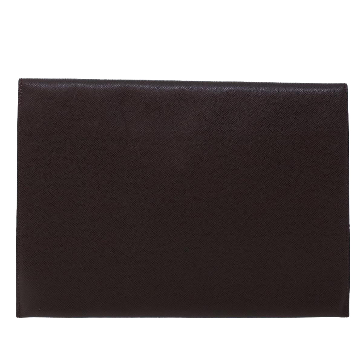 LOUIS VUITTON Taiga Clutch Bag Acajou LV
