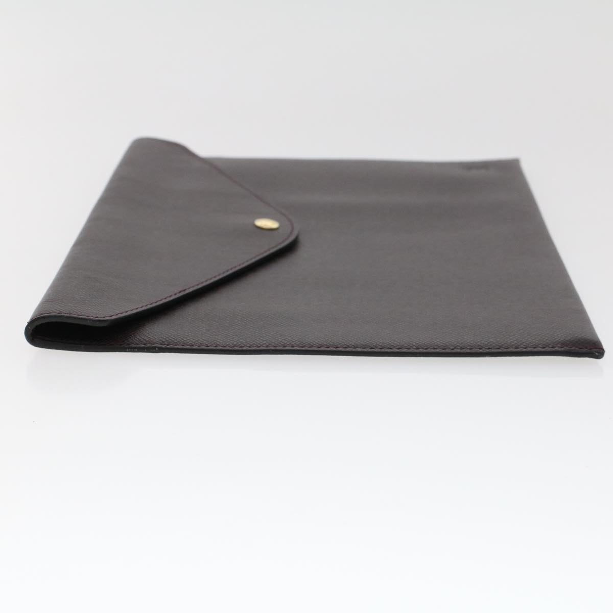 LOUIS VUITTON Taiga Clutch Bag Acajou LV