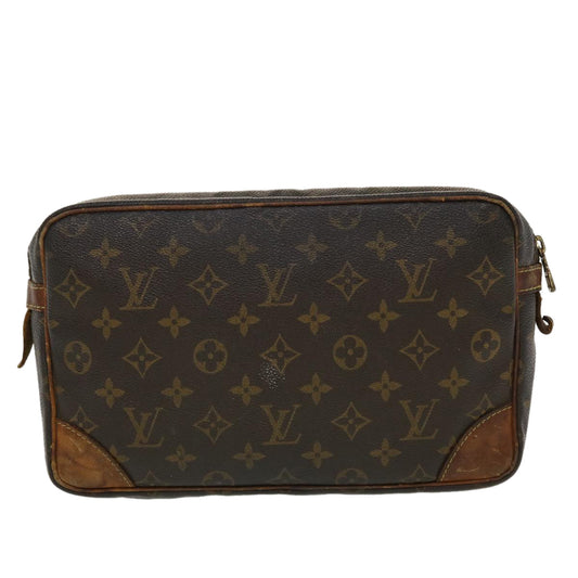 LOUIS VUITTON Monogram Compiegne 28 Clutch Bag LV