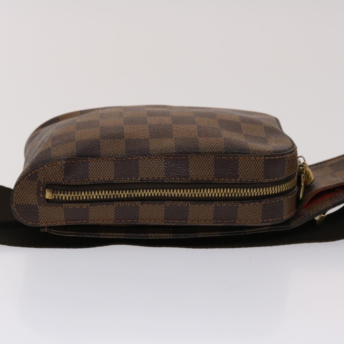 LOUIS VUITTON Damier Ebene Geronimos Shoulder Bag LV Auth
