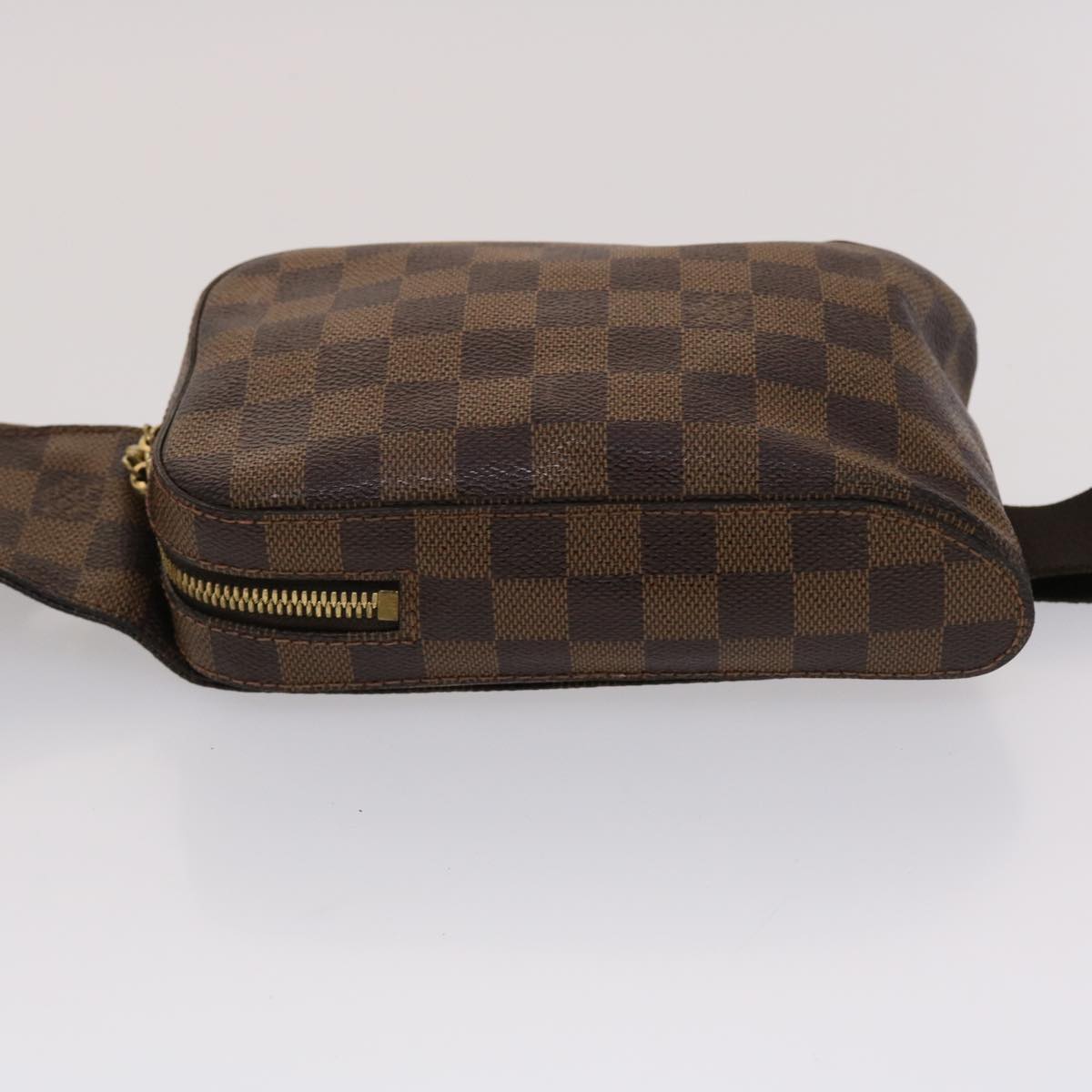 LOUIS VUITTON Damier Ebene Geronimos Shoulder Bag LV Auth