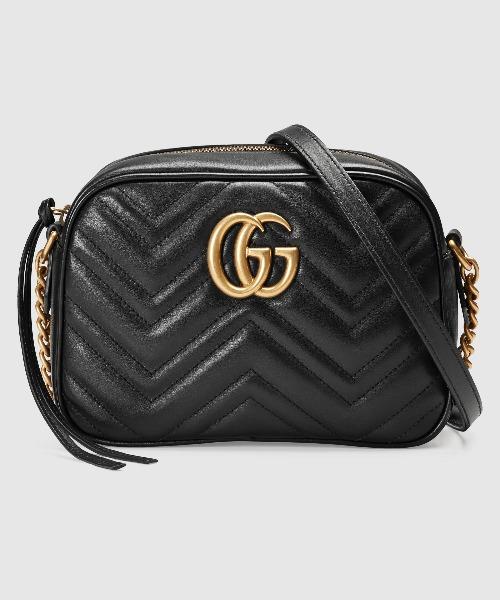 Gucci Monogram Chain Leather Crossbody