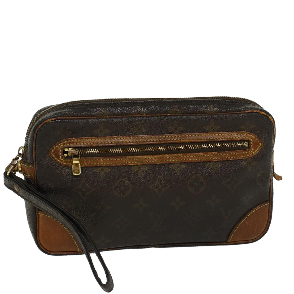 LOUIS VUITTON Monogram Marly Dragonne GM Clutch Bag LV