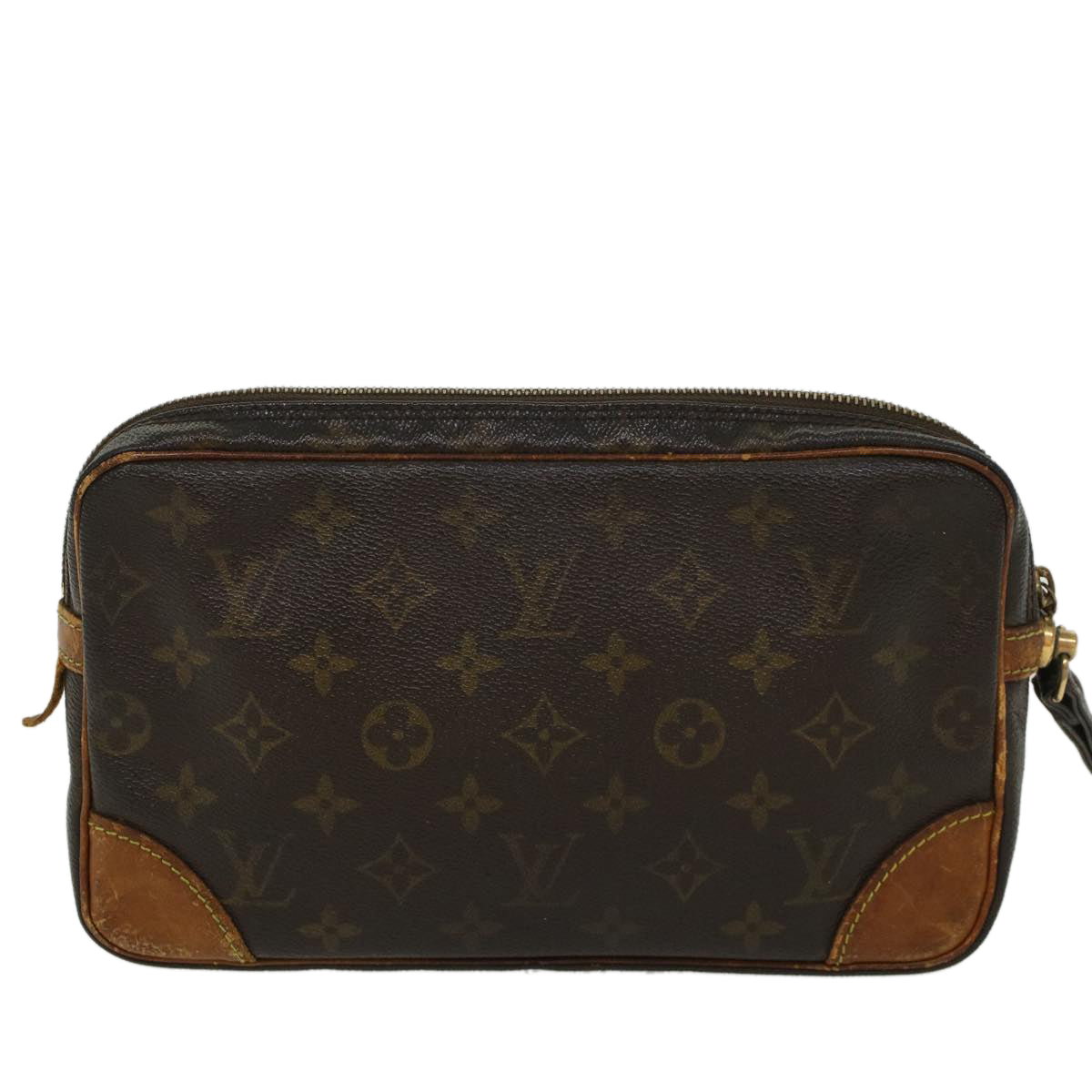 LOUIS VUITTON Monogram Marly Dragonne GM Clutch Bag LV