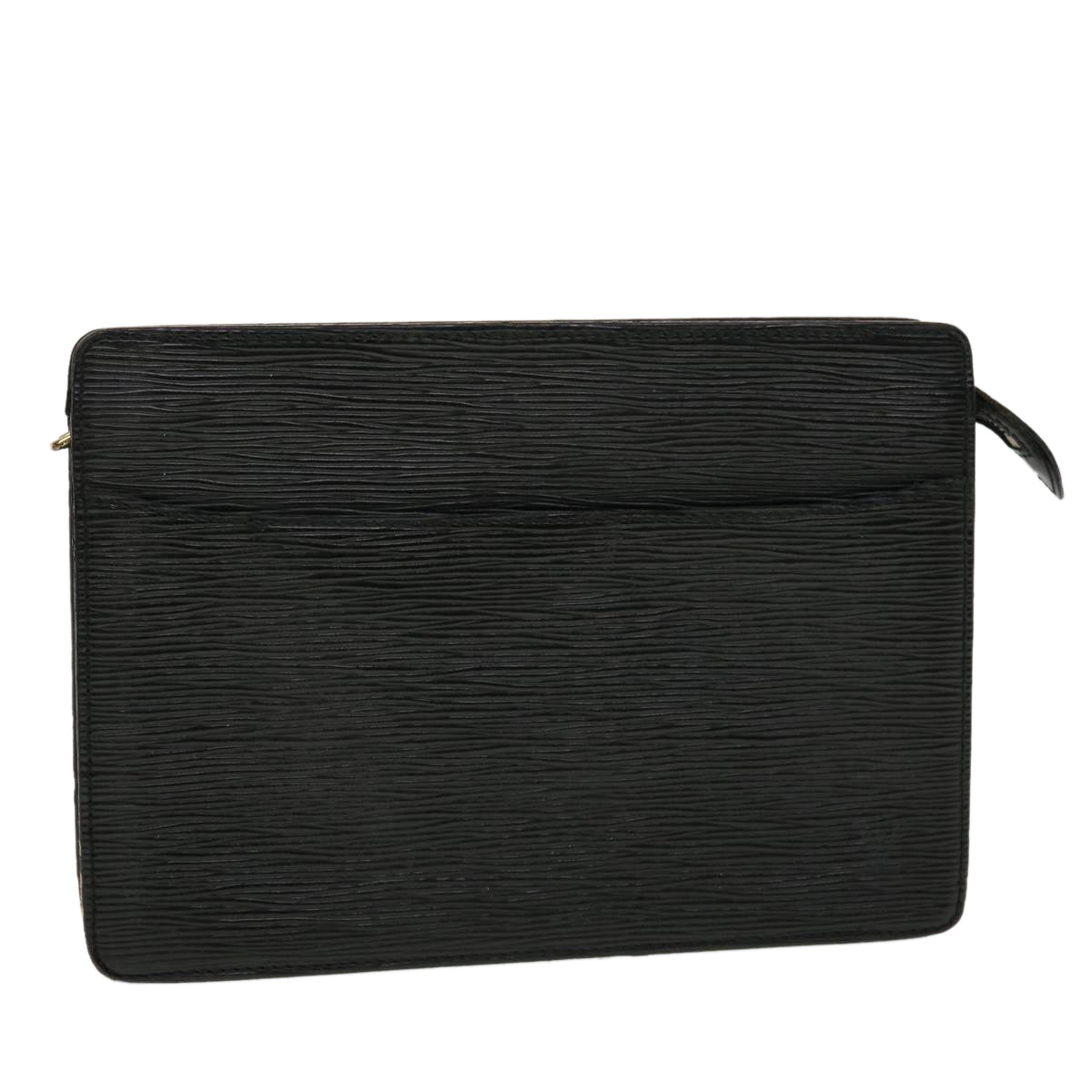 LOUIS VUITTON Epi Pochette Homme Clutch Bag Black LV
