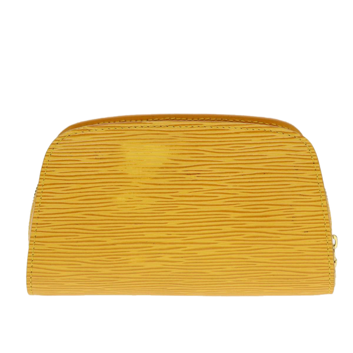 LOUIS VUITTON Epi Dauphine PM Pouch Yellow LV
