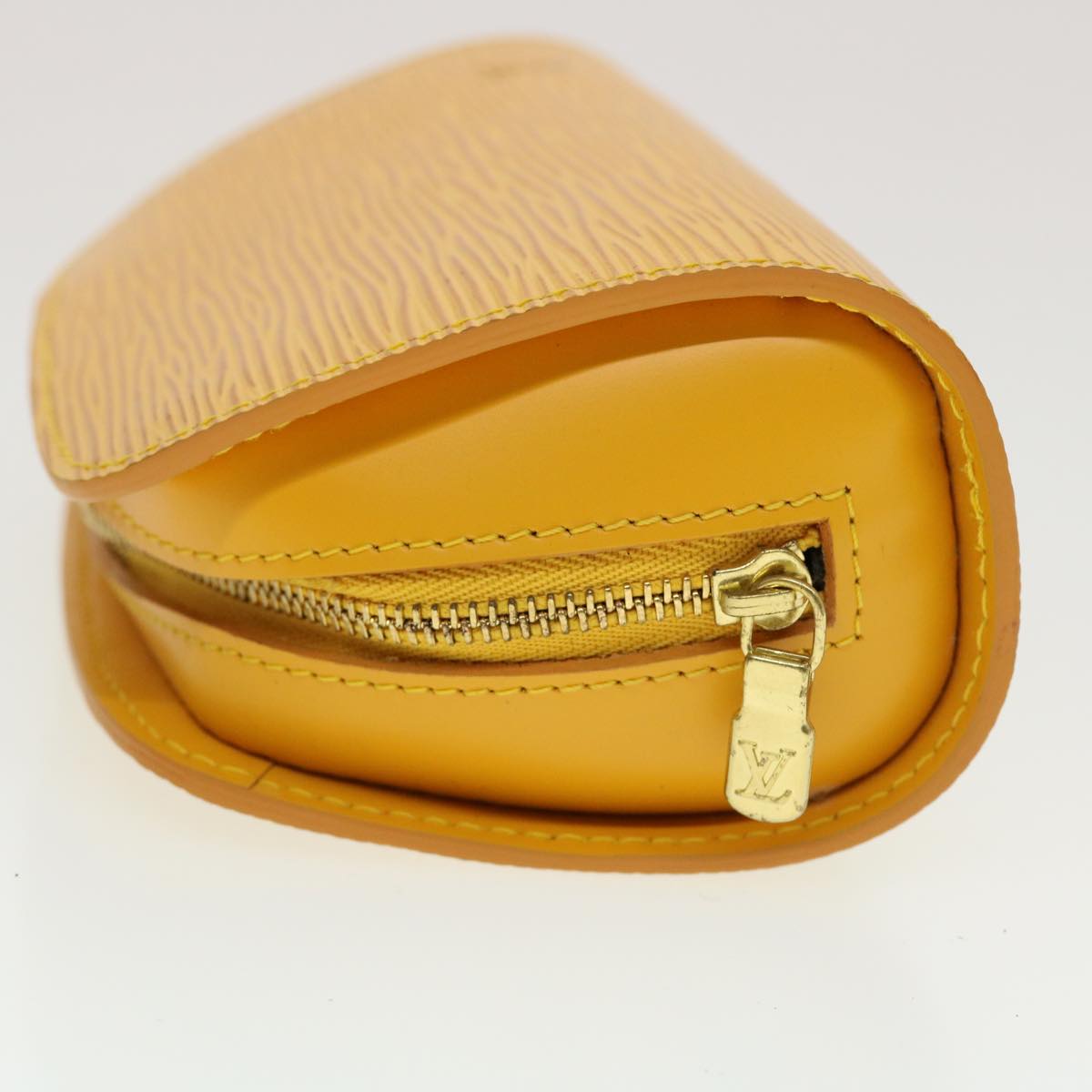 LOUIS VUITTON Epi Dauphine PM Pouch Yellow LV