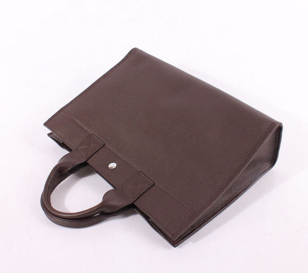 Luxury Hermes Briefcases 6008 Unisex Briefcase Cow Leather Bag