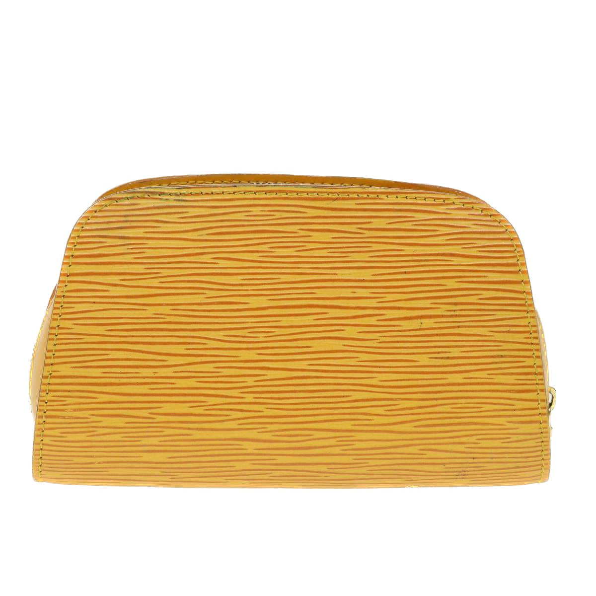 LOUIS VUITTON Epi Dauphine PM Pouch Yellow LV