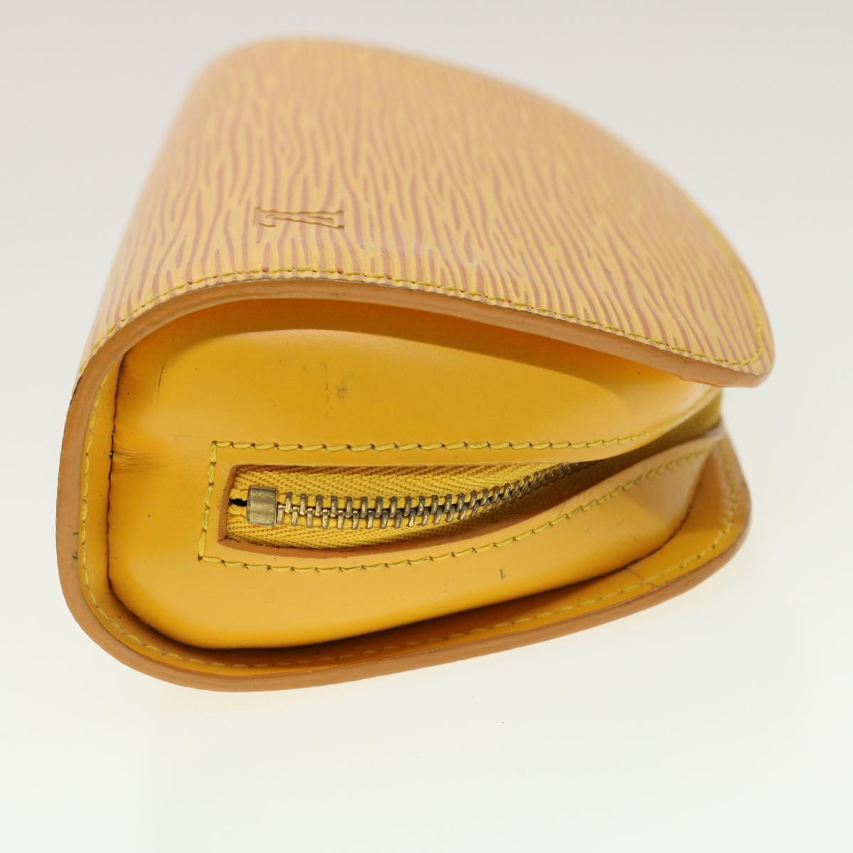 LOUIS VUITTON Epi Dauphine PM Pouch Yellow LV
