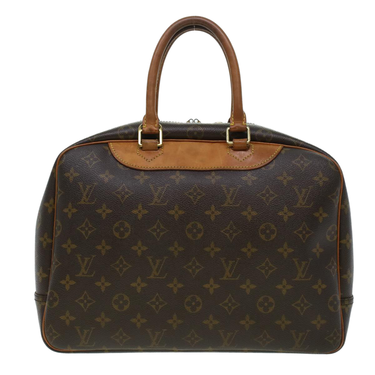 LOUIS VUITTON Monogram Deauville Hand Bag M47270 LV Auth 45210