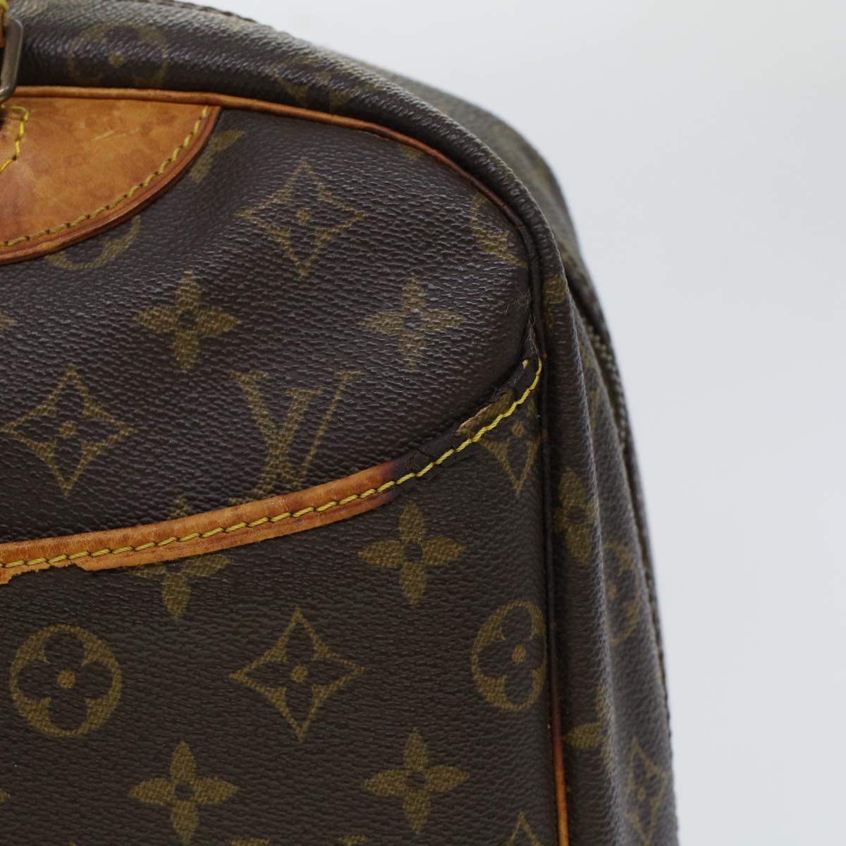 LOUIS VUITTON Monogram Deauville Hand Bag M47270 LV Auth 45212