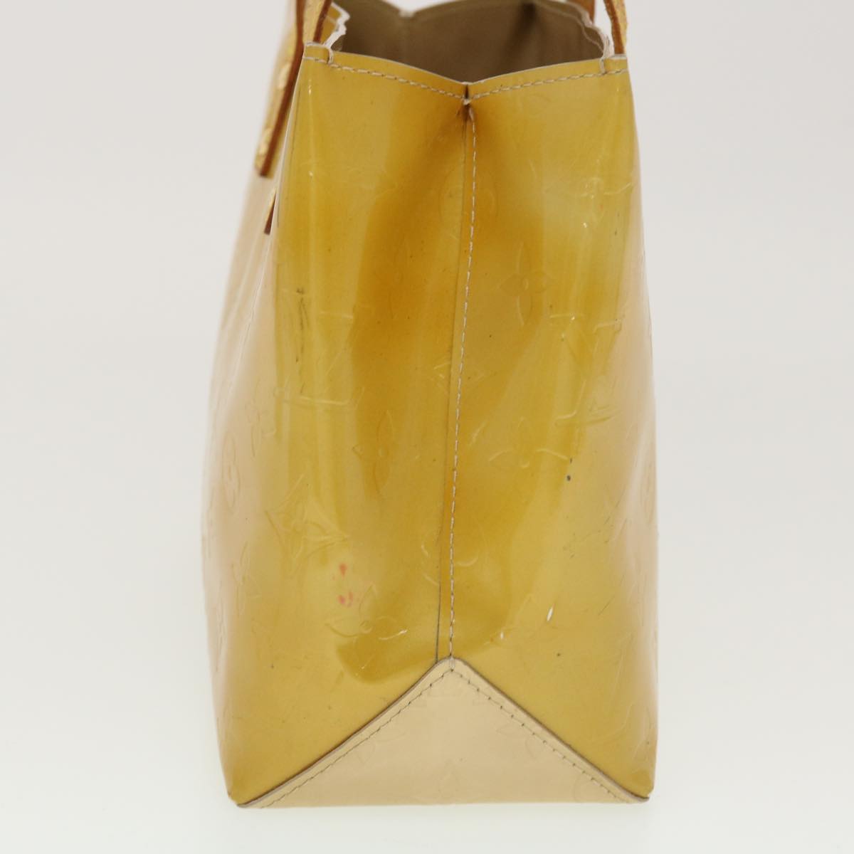 LOUIS VUITTON Monogram Vernis Reade PM Hand Bag Beige LV