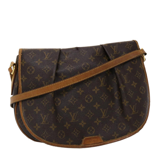LOUIS VUITTON Monogram Menilmontant MM Shoulder Bag M40473 LV Auth 45491