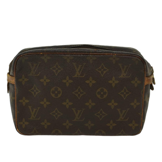 LOUIS VUITTON Monogram Compiegne 23 Clutch Bag LV