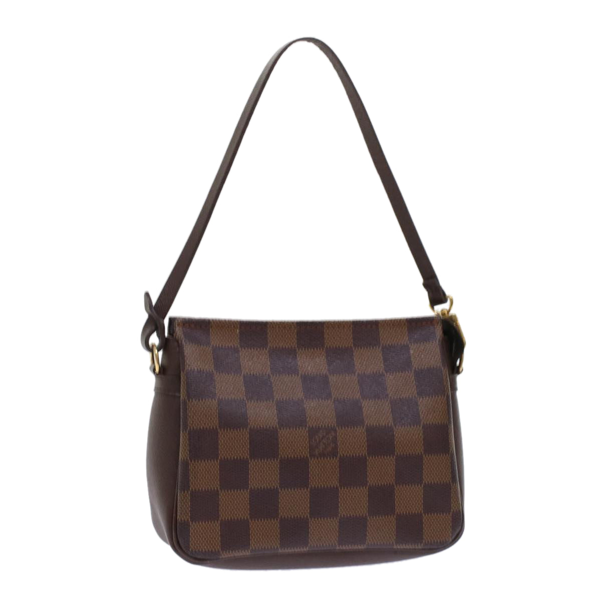 LOUIS VUITTON Damier Ebene Trousse Make Up Pouch LV Auth