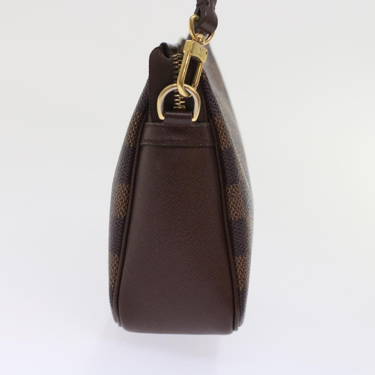 LOUIS VUITTON Damier Ebene Trousse Make Up Pouch LV Auth