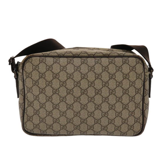 Gucci Leather Canvas Shoulder Bag