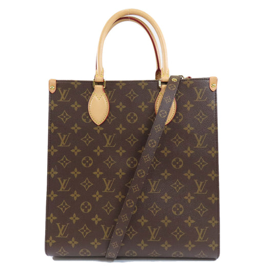 LOUIS VUITTON Tote Bag Monogram canvas Brown Sac Plat PM Monogram