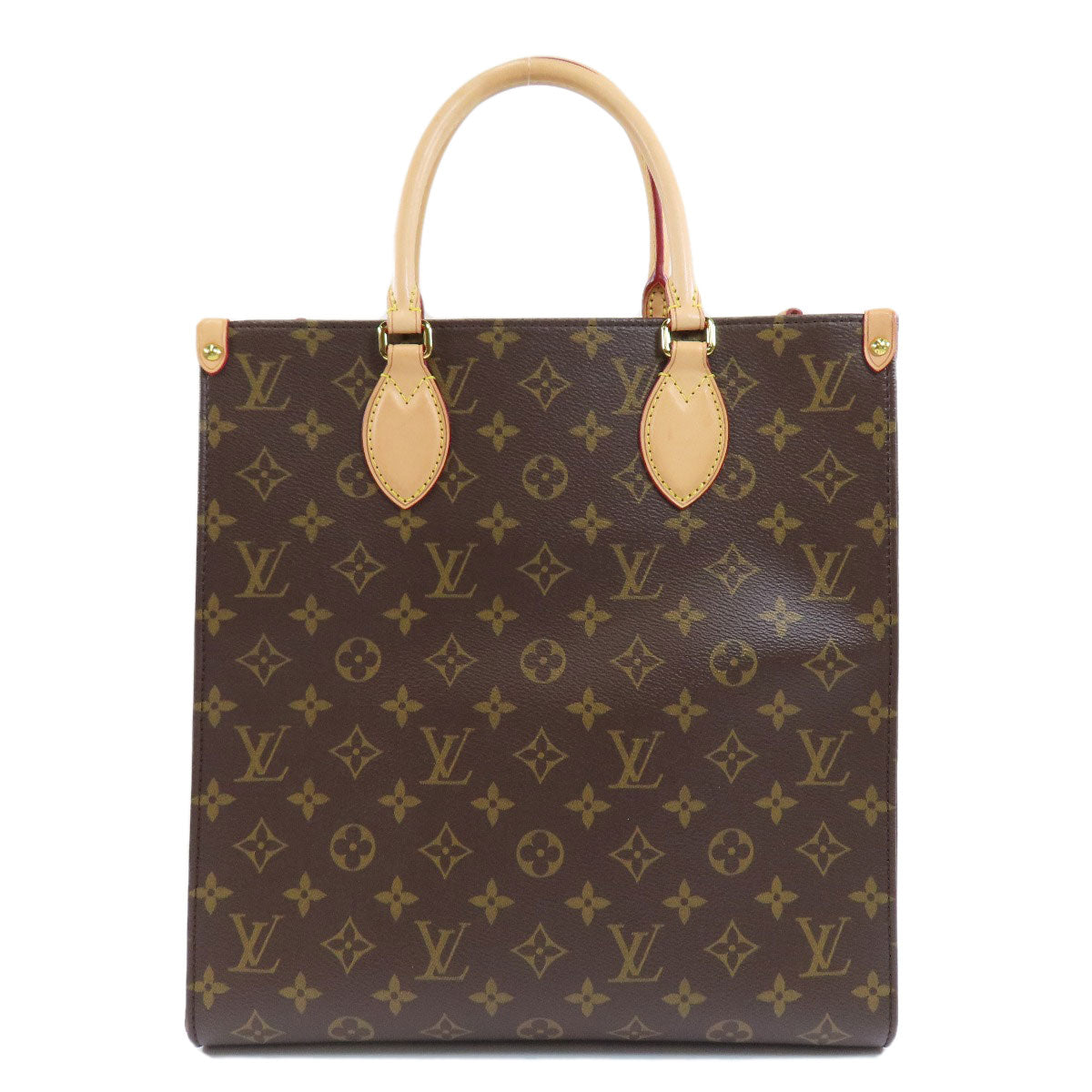 LOUIS VUITTON Tote Bag Monogram canvas Brown Sac Plat PM Monogram