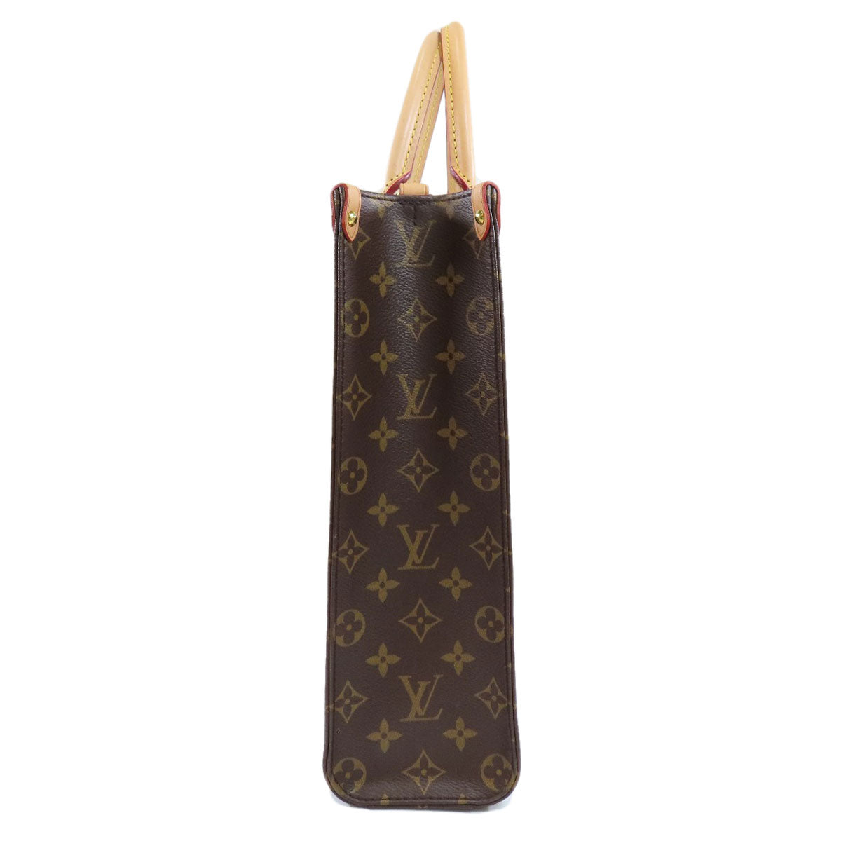 LOUIS VUITTON Tote Bag Monogram canvas Brown Sac Plat PM Monogram