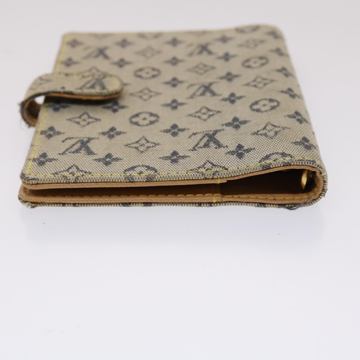LOUIS VUITTON Monogram Mini Agenda PM Day Planner Cover Blue R20910 Auth 46430